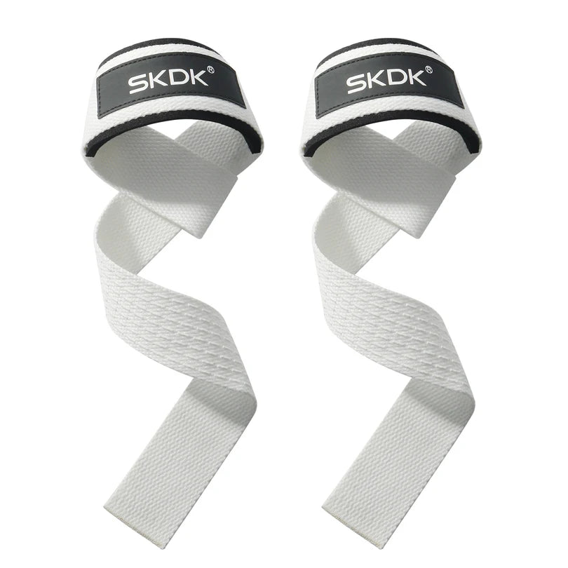 Weightlifting Wrist Support Straps - Anti-Slip Silicone Hand Grips for Strength Training (1 Pair)