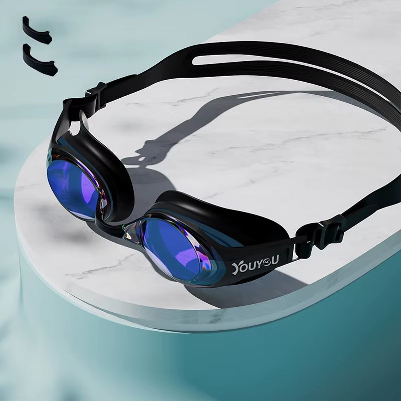 Professional Adult Swimming Goggles - Waterproof, Anti-Fog, UV Protection Swim Glasses for Men, Women, and Youth
