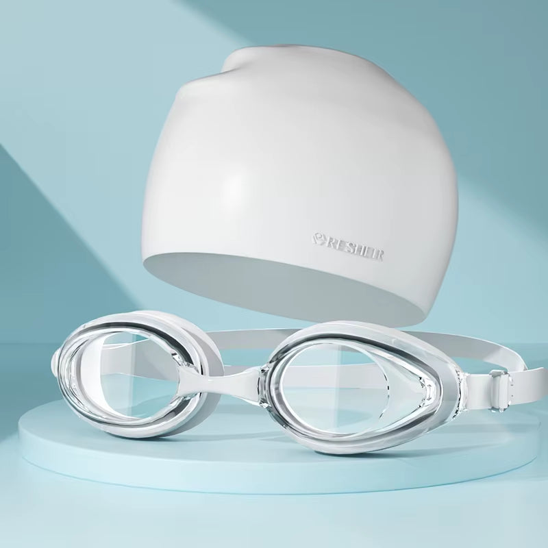 Professional Unisex Swimming Goggles with Waterproof, Anti-Fog, and UV Protection for Adults