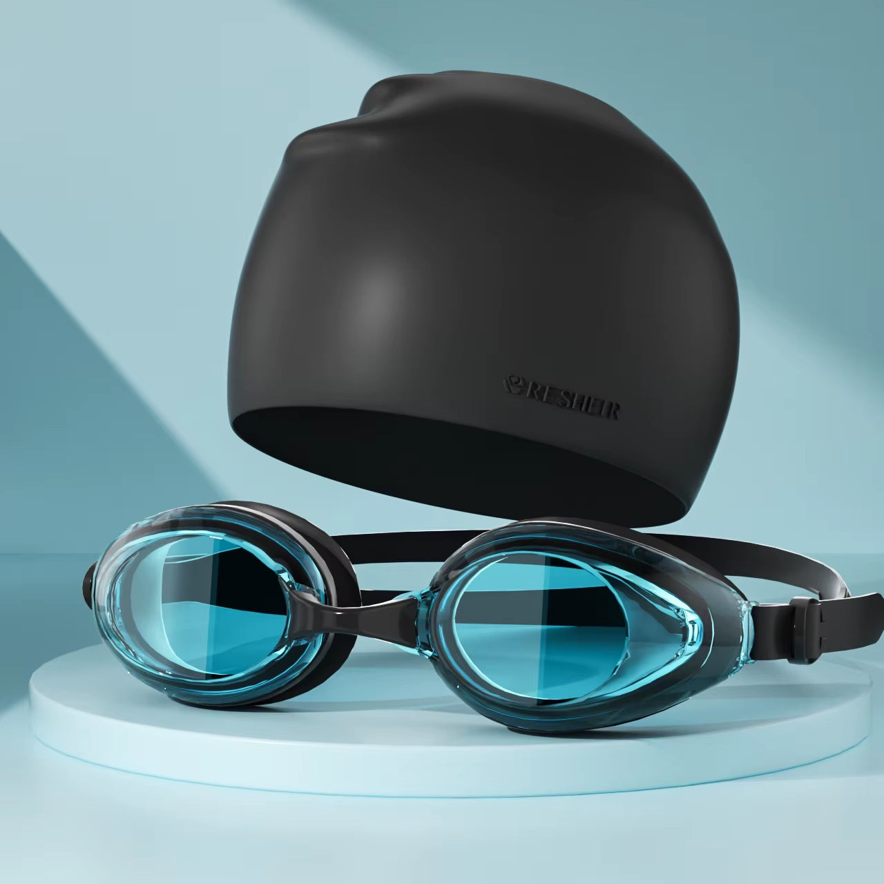 Professional Unisex Swimming Goggles with Waterproof, Anti-Fog, and UV Protection for Adults