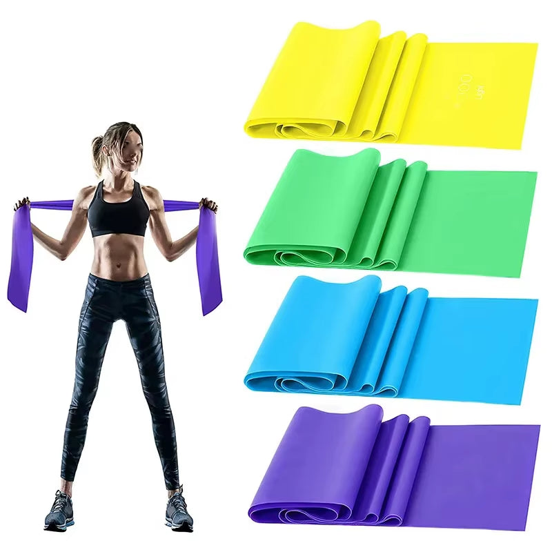 Professional Resistance Bands Set for TPE Elastic Band Exercise, Workout Recovery, Fitness, Yoga, Pilates, Rehabilitation, and Strength Training
