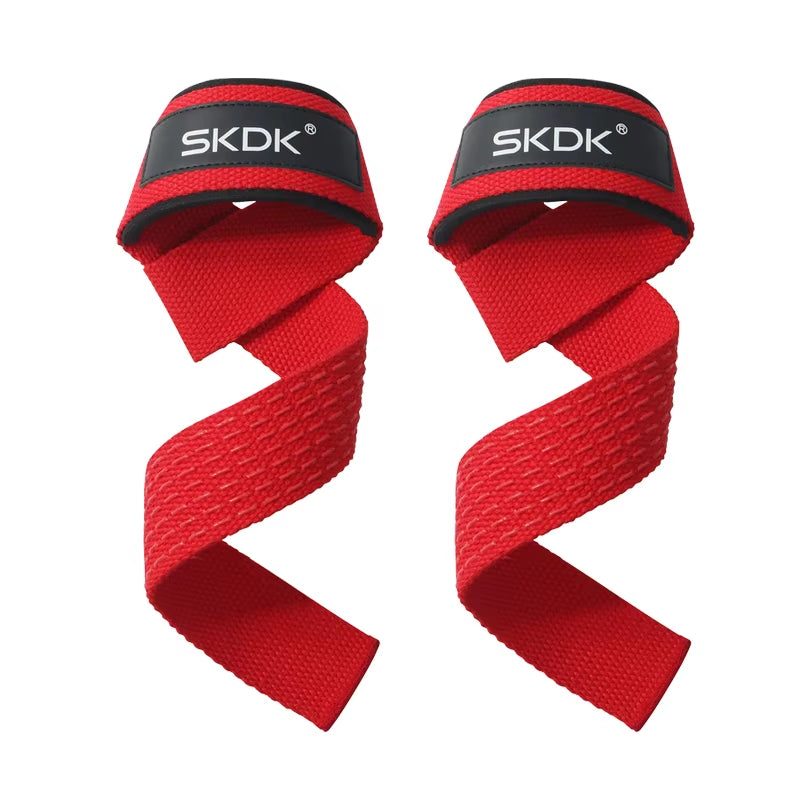 Weightlifting Wrist Support Straps - Anti-Slip Silicone Hand Grips for Strength Training (1 Pair)