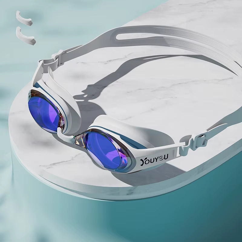 Professional Adult Swimming Goggles - Waterproof, Anti-Fog, UV Protection Swim Glasses for Men, Women, and Youth