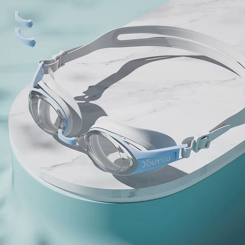 Professional Adult Swimming Goggles - Waterproof, Anti-Fog, UV Protection Swim Glasses for Men, Women, and Youth